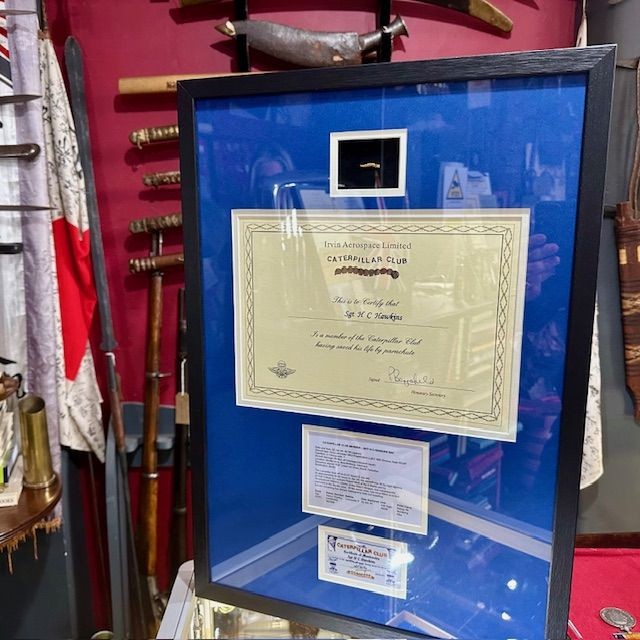 b2ap3_large_Caterpillar-Club-Group-1 ***Very Rare Caterpillar Club Group Framed and Ready for One of Our Valued Clients*** - Armoury Antiques | Marlborough Antiques
