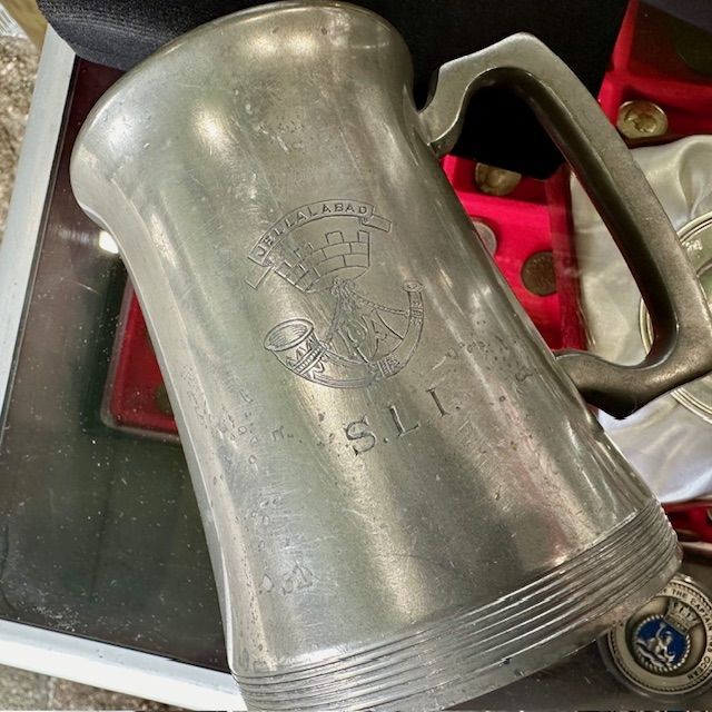 b2ap3_large_Tankard-1 ***New In***A Collection of Six Military Tankards from a Retired Duke of Cornwall's Light Infantry Colonel. - Armoury Antiques | Marlborough Antiques