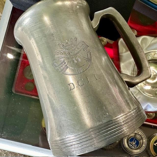b2ap3_large_Tankard-4 ***New In***A Collection of Six Military Tankards from a Retired Duke of Cornwall's Light Infantry Colonel. - Armoury Antiques | Marlborough Antiques