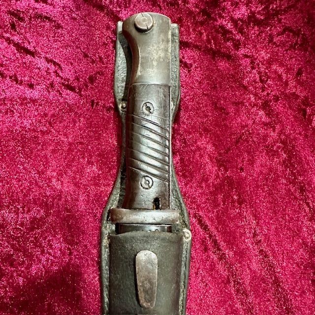 b2ap3_large_WW2-German-K98-Bayonet-and-Frog-1 ***NOW SOLD***An Interesting WW2 Royal Navy Medal Grouping and a Nice WW2 K98 German Bayonet and Frog - Both Fresh to The Market... - Armoury Antiques | Marlborough Antiques