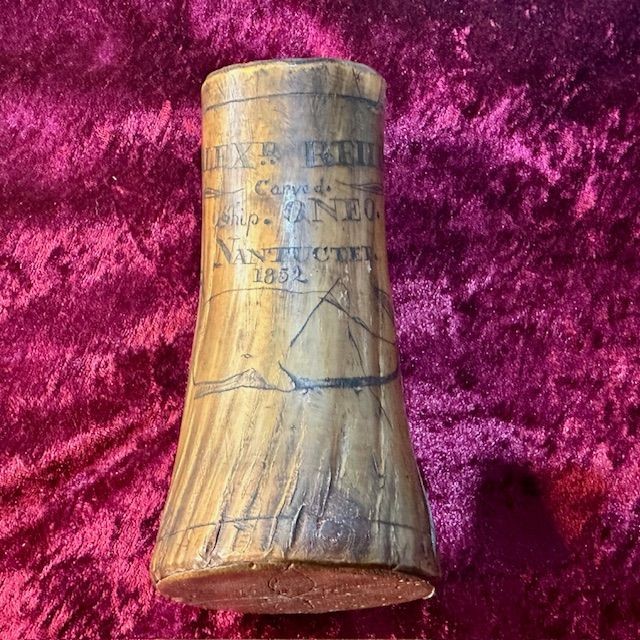 b2ap3_large_US-Scrimshaw-Whaling-Item-10 ***New In***Antique American Scrimshaw Work. - Armoury Antiques | Marlborough Antiques