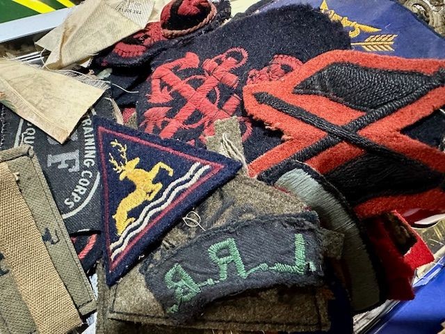 b2ap3_large_Loads-of-Cloth-Badges-Just-In A Collection of Cloth Patches Just In. - Armoury Antiques | Marlborough Antiques